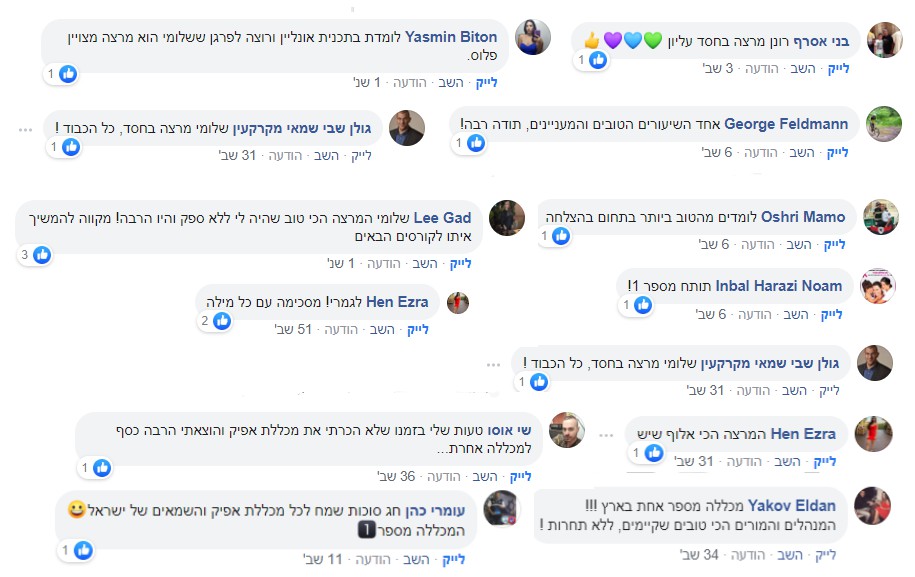 מדברים עלינו בפייסבוק