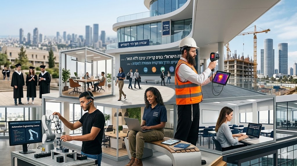 קורסים מקצועיים בישראל: המדריך המלא לבחירת קורס שמוביל לקריירה