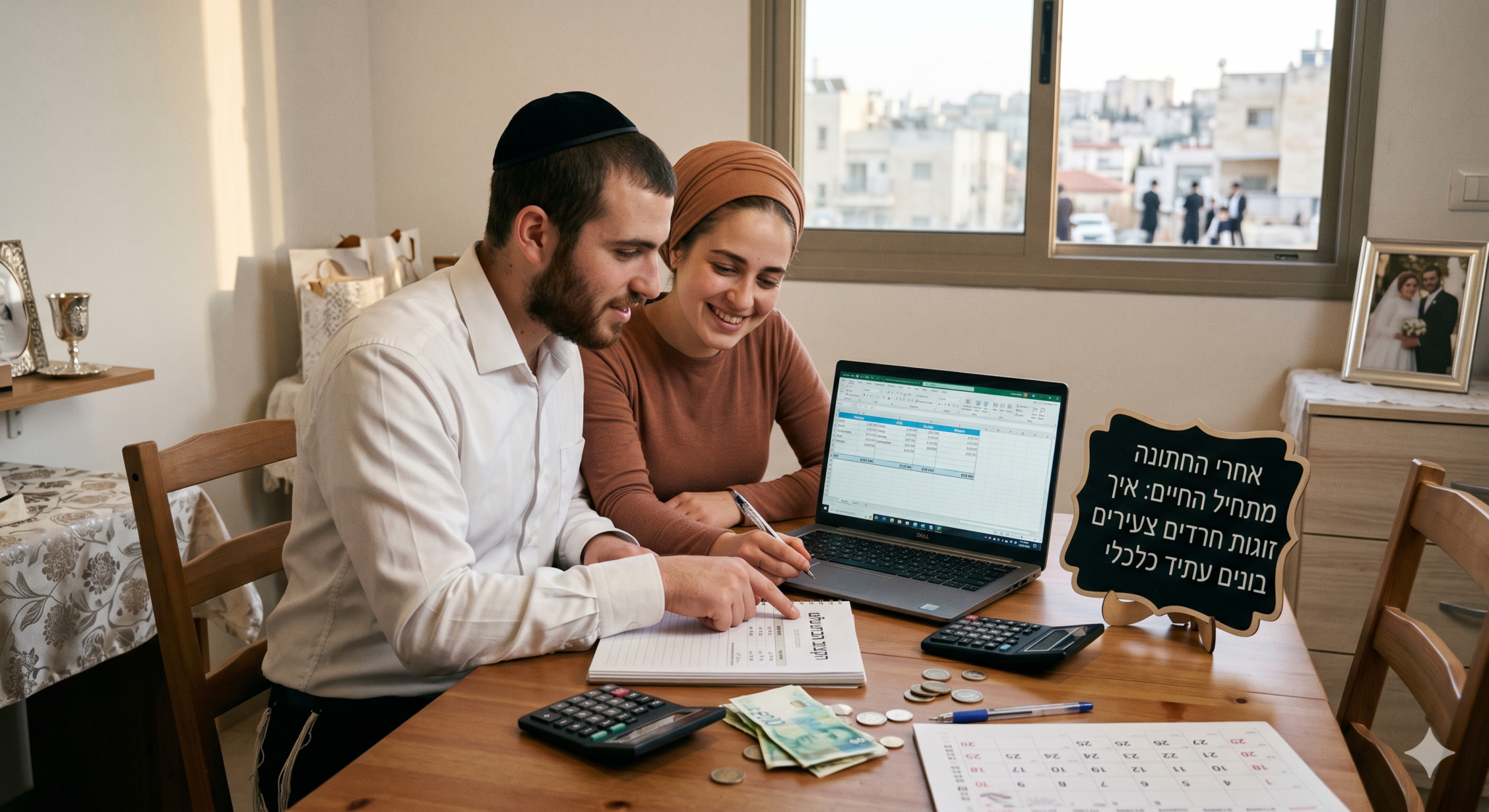 אחרי החתונה מתחיל החיים: איך זוגות חרדים צעירים בונים עתיד כלכלי