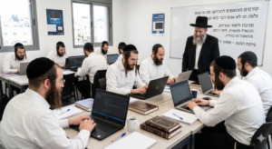 קורסים מותאמים לחרדים: מה זה אומר ולמה זה לא אותו דבר כמו קורס רגיל