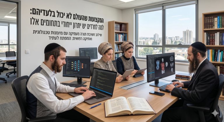 המקצועות שהעולם לא יכול בלעדיהם: למה לחרדים יש יתרון ייחודי בתחומים אלו