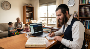 לימודים בשעות גמישות: איך לשלב בין כולל, משפחה ולימוד מקצועי