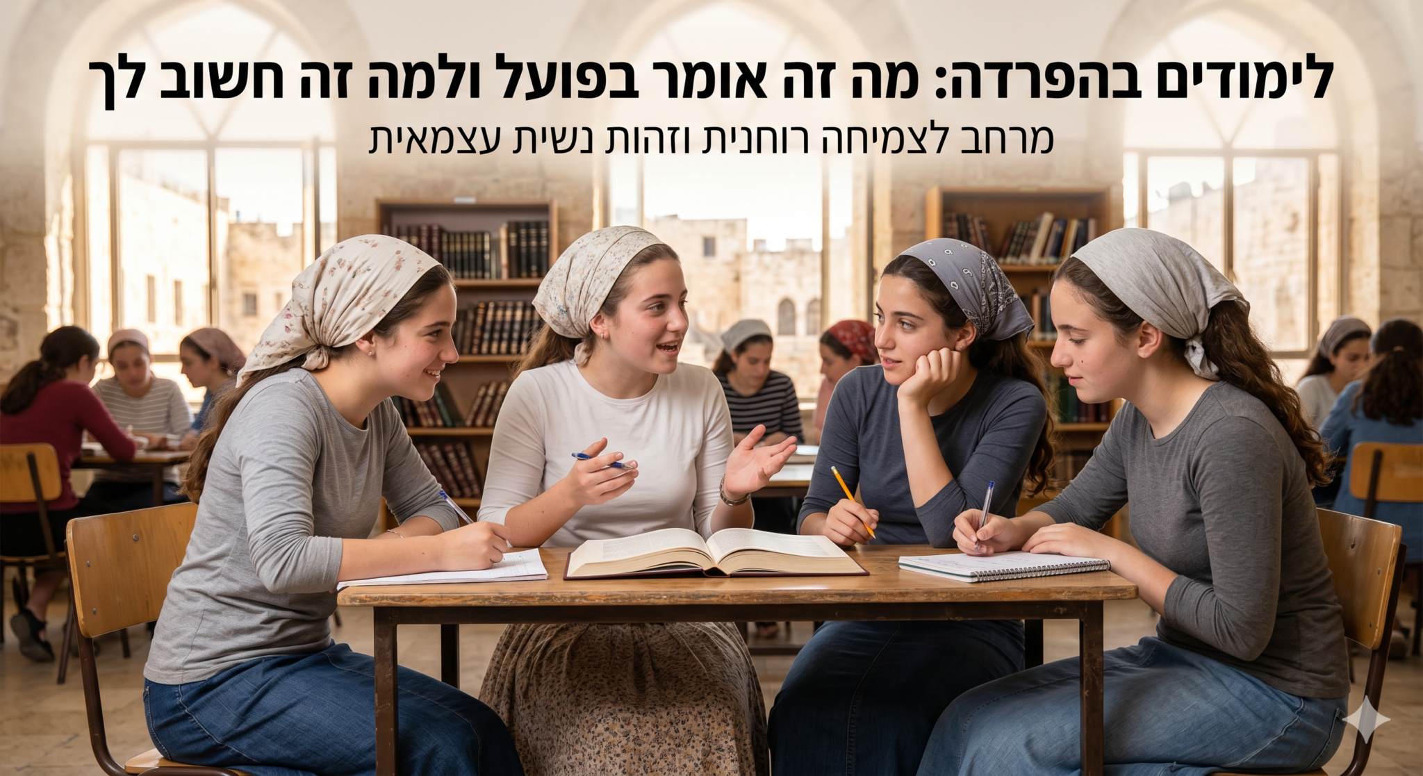 לימודים בהפרדה: מה זה אומר בפועל ולמה זה חשוב לך