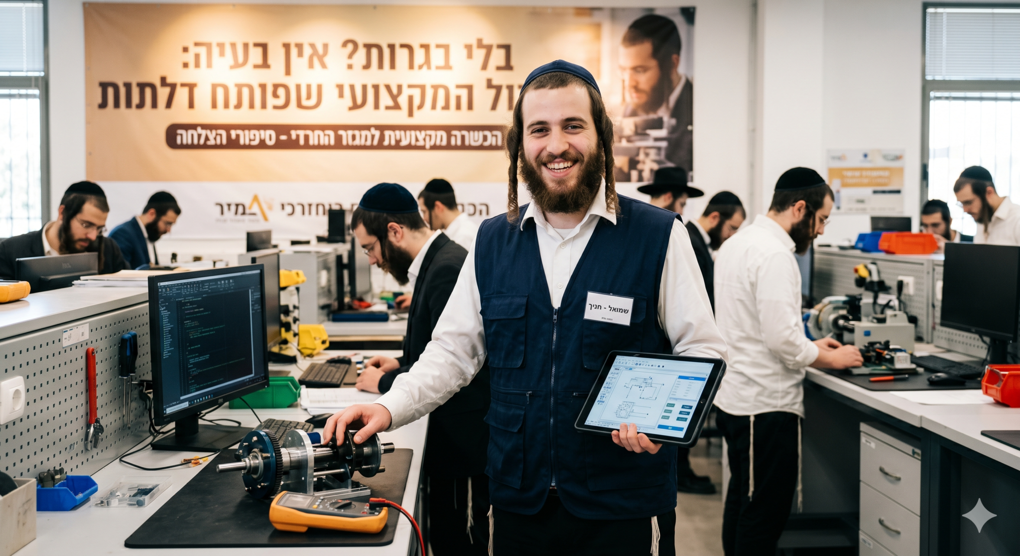 בלי בגרות? אין בעיה: המסלול המקצועי שפותח דלתות בלי תעודת בגרות