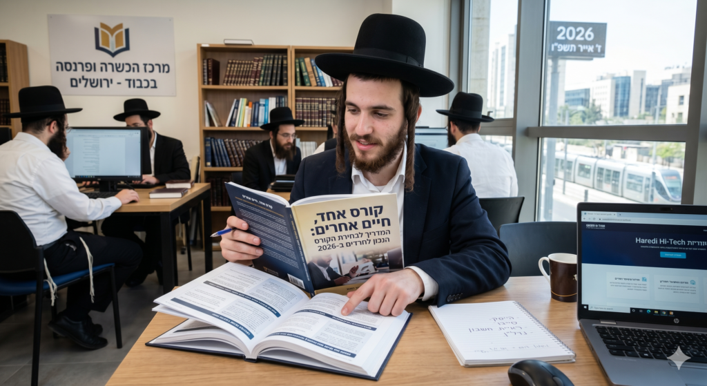 קורס אחד, חיים אחרים: המדריך לבחירת הקורס הנכון לחרדים ב-2026