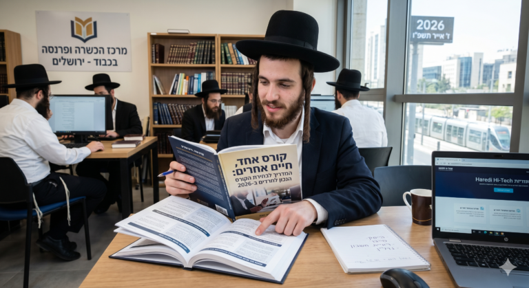 קורס אחד, חיים אחרים: המדריך לבחירת הקורס הנכון לחרדים ב-2026