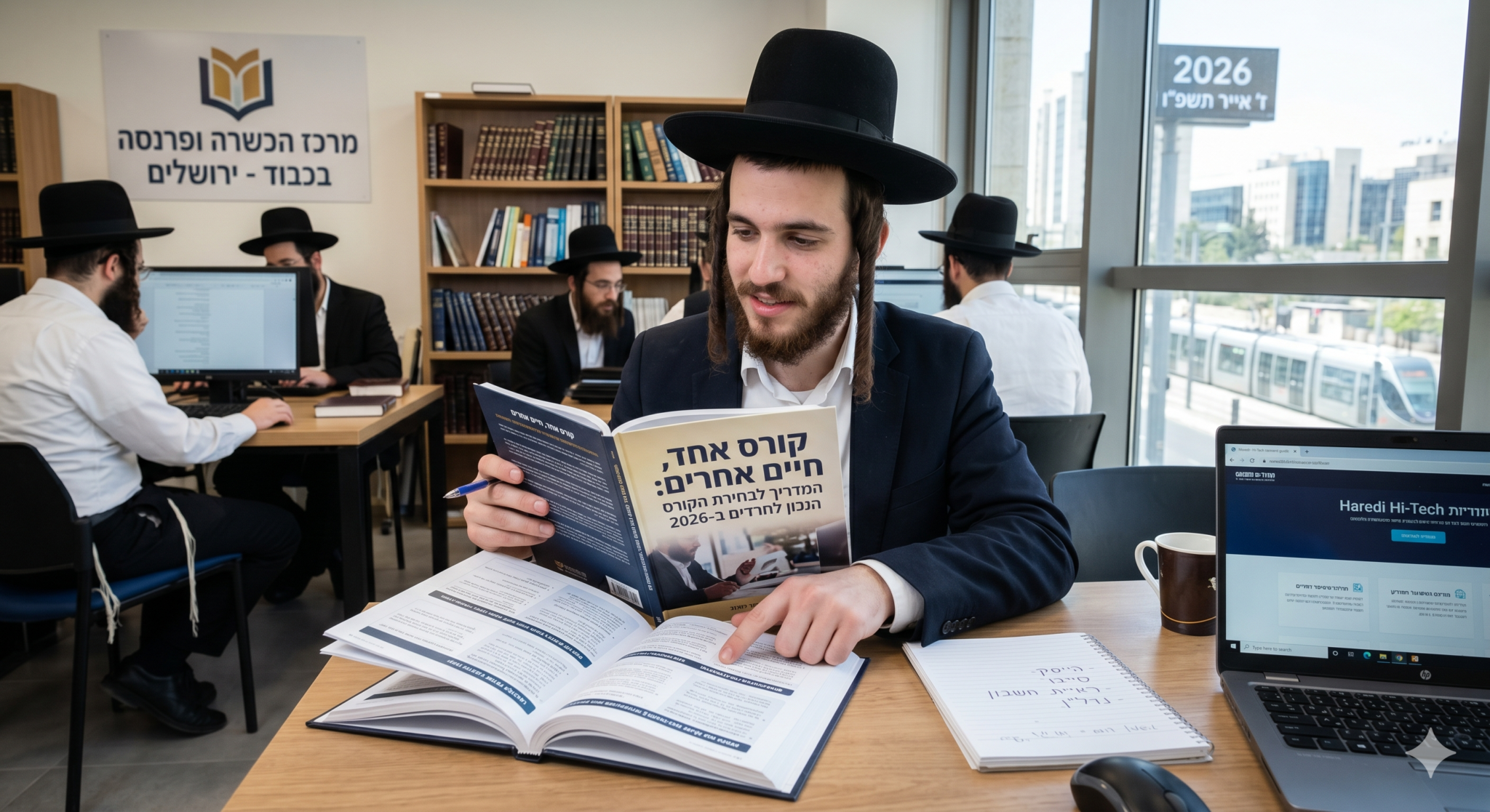 קורס אחד, חיים אחרים: המדריך לבחירת הקורס הנכון לחרדים ב-2026