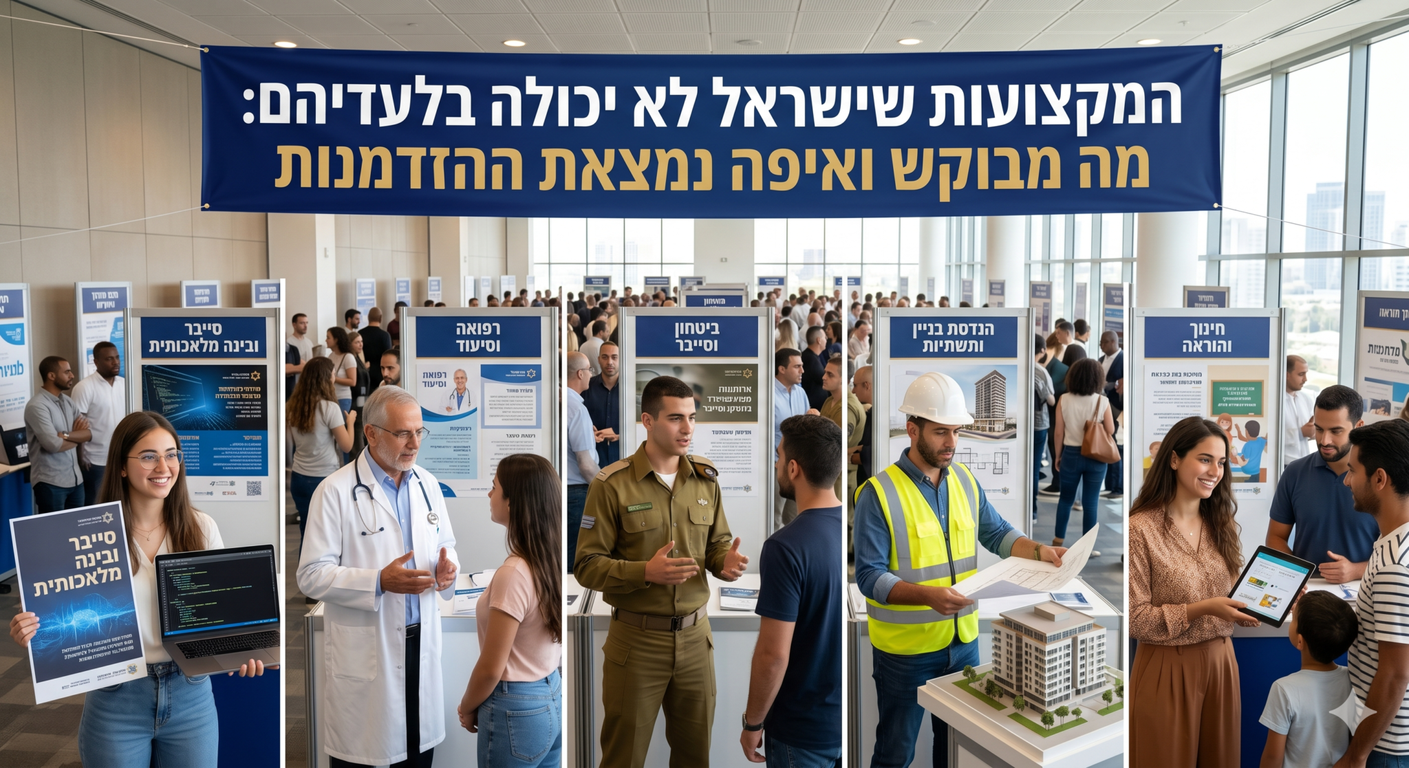 המקצועות שישראל לא יכולה בלעדיהם: מה מבוקש ואיפה נמצאת ההזדמנות