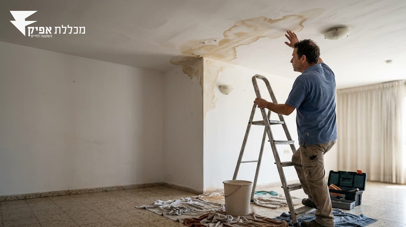 פיצוץ צנרת ונזקי מים: מה עושה איש המקצוע בשטח
