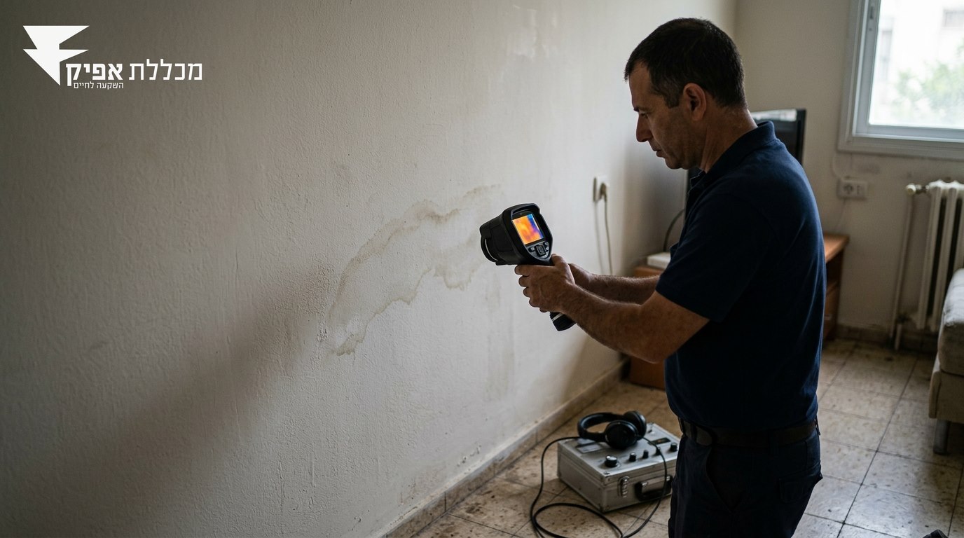 מצלמה תרמית, גז עקיבה ואקוסטיקה: איך מאתרים תקלת מים נסתרת